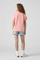 Dětské riflové kraťasy Levi's MINI MOM SHORT W EMBROIDER 4EM218