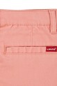 Fete Levi's pantaloni scurți din bumbac pentru copii DOUBLE SHANK SHORT 3EM226 portocaliu