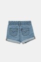 Levi's pantaloni scurți din denim pentru copii PLEAT PAPER BAG SHORT 1EM255 albastru SS25