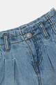 Fete Levi's pantaloni scurți din denim pentru copii PLEAT PAPER BAG SHORT 1EM255 albastru