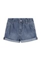 Levi's szorty jeansowe dziecięce PLEAT PAPER BAG SHORT bawełna niebieski 1EM255