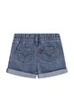 Dětské riflové kraťasy Levi's PLEAT PAPER BAG SHORT 1EM255 modrá SS25