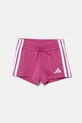 Дитячі шорти adidas JF3675 фіолетовий SS25