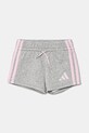 Детски къси панталони adidas JN6495 сив SS25