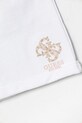 Dziewczynka Guess szorty bawełniane dziecięce J5GD24.KA6R4.PPYA biały