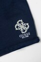 Fete Guess pantaloni scurți din bumbac pentru copii J5GD24.KA6R4.PPYA bleumarin