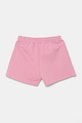 Детски памучен къс панталон Guess J5GD38.KCRP0.PPYA розов SS25
