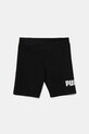 Детски къси панталони Puma ESS No. 1 Logo Short Leggings еластичен черен 684902