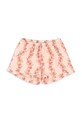 Dětské bavlněné šortky Konges Sløjd COCO SHORTS GOTS KS102277 růžová SS25