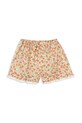 Fete Konges Sløjd pantaloni scurți din bumbac pentru copii VERBENA SHORTS GOTS KS102298 portocaliu