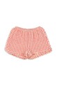 Detské bavlnené šortky Konges Sløjd KIM FRILL SHORTS GOTS KS102304 ružová SS25