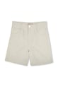 Detské bavlnené šortky Michael Kors R30341.156 béžová SS25