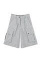 Detské krátke nohavice Dkny D62274.156.162 sivá SS25