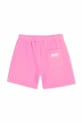 Otroške bombažne kratke hlače Kenzo Kids K61042.114.150 roza SS25
