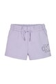Dětské bavlněné šortky Calvin Klein Jeans IG0IG02959.128.176.PPYA fialová SS25