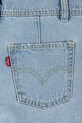 Fete Levi's salopetă din denim pentru copii CLASSIC SHORTALLS 4EH030.PPYA albastru