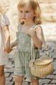 Детский комбинезон Tartine et Chocolat лён бирюзовый CA21001.80.104