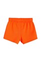 Детские хлопковые шорты Mini Rodini Note 2523011042 оранжевый SS25