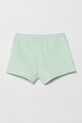 Детские хлопковые шорты United Colors of Benetton 3J70G901R.P.Seasonal зелёный SS25