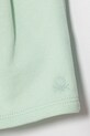 Девочка Детские хлопковые шорты United Colors of Benetton 3J70G901R.P.Seasonal зелёный
