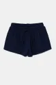 Детские хлопковые шорты United Colors of Benetton casual тёмно-синий 3J70G901R.P.Seasonal