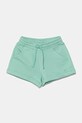 Otroške bombažne kratke hlače United Colors of Benetton Pletenina turkizna 3J68C901C.G.Season.PPYA