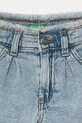 Deklice Otroške kratke hlače iz jeansa United Colors of Benetton 4UTPG902K.P.Seasonal modra