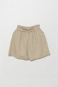 United Colors of Benetton pantaloni scurți de in pentru copii 43WBC902D.G.Seasonal bej SS25