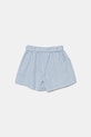 Dětské plátěné šortky United Colors of Benetton 43WBG902G.P.Seasonal modrá SS25