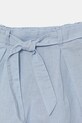 Fete United Colors of Benetton pantaloni scurți de in pentru copii 43WBG902G.P.Seasonal albastru