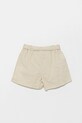 Дитячі лляні шорти United Colors of Benetton 43WBG902G.P.Seasonal бежевий SS25