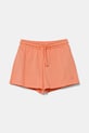 United Colors of Benetton szorty bawełniane dziecięce bawełna pomarańczowy 3BL0G901T.P.Seasonal