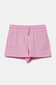 Detské bavlnené šortky United Colors of Benetton bavlna ružová 3BL0G901T.P.Seasonal