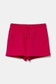 United Colors of Benetton szorty bawełniane dziecięce bawełna różowy 3BL0G901T.P.Seasonal