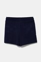 Detské bavlnené šortky United Colors of Benetton 3BL0G901T.P.Seasonal tmavomodrá SS25