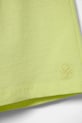 Fete United Colors of Benetton pantaloni scurți din bumbac pentru copii 3BL0G901T.P.Seasonal verde