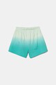 United Colors of Benetton pantaloni scurți din bumbac pentru copii 3NPDC903G.G.Seasonal turcoaz SS25
