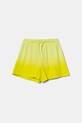 United Colors of Benetton pantaloni scurți din bumbac pentru copii cu modele verde 3NPDC903G.G.Seasonal