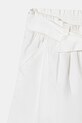 Fete United Colors of Benetton pantaloni scurți din bumbac pentru copii 47RGG9030.P.Seasonal alb