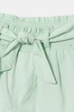 Fete United Colors of Benetton pantaloni scurți din bumbac pentru copii 47RGG9030.P.Seasonal verde
