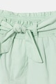 Дівчинка Дитячі бавовняні шорти United Colors of Benetton 47RGG9030.P.Seasonal зелений