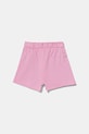 United Colors of Benetton pantaloni scurți din bumbac pentru copii 47RGG9030.P.Seasonal roz SS25