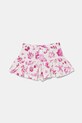 Παιδικό βαμβακερό σορτς United Colors of Benetton 34VAG901X.P.Seasonal ροζ SS25