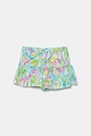 Παιδικό βαμβακερό σορτς United Colors of Benetton 34VAG901X.P.Seasonal πράσινο SS25