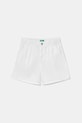 United Colors of Benetton pantaloni scurți din bumbac pentru copii casual alb 47RGC903Y.G.Seasonal