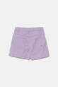 United Colors of Benetton szorty bawełniane dziecięce 47RGC903Y.G.Seasonal fioletowy SS25