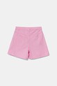 Detské bavlnené šortky United Colors of Benetton 47RGC903Y.G.Seasonal ružová SS25