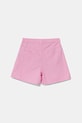 Дитячі бавовняні шорти United Colors of Benetton 47RGC903Y.G.Seasonal рожевий SS25