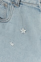 Fete United Colors of Benetton pantaloni scurți din denim pentru copii 4UTPC9049.G.Seasonal albastru