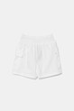 United Colors of Benetton pantaloni scurți copii 4L2VC903S.G.Seasonal alb SS25